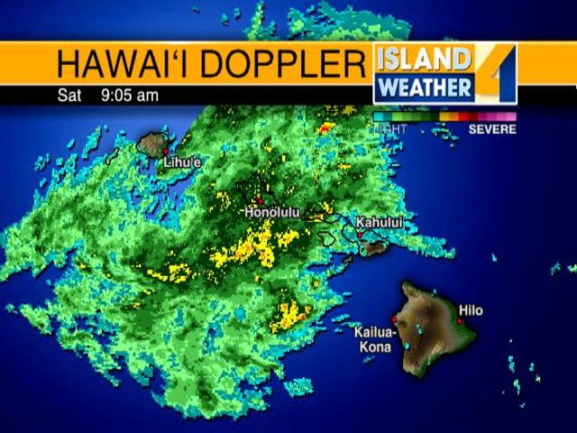 oahu weather radar map The Rain Over O Ahu Island Weather Blog oahu weather radar map